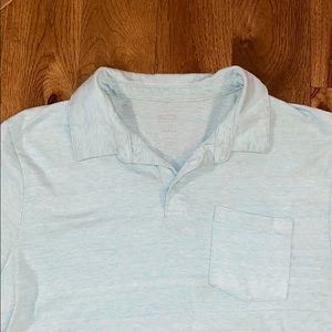Men’s Old Navy light teal L shirt sleeved polo.